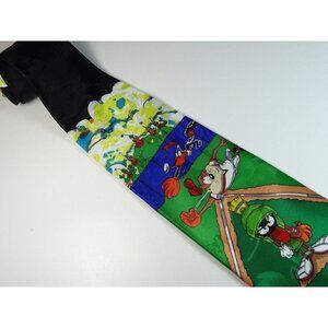 Funny Baseball Tie Looney Tunes Sports Necktie